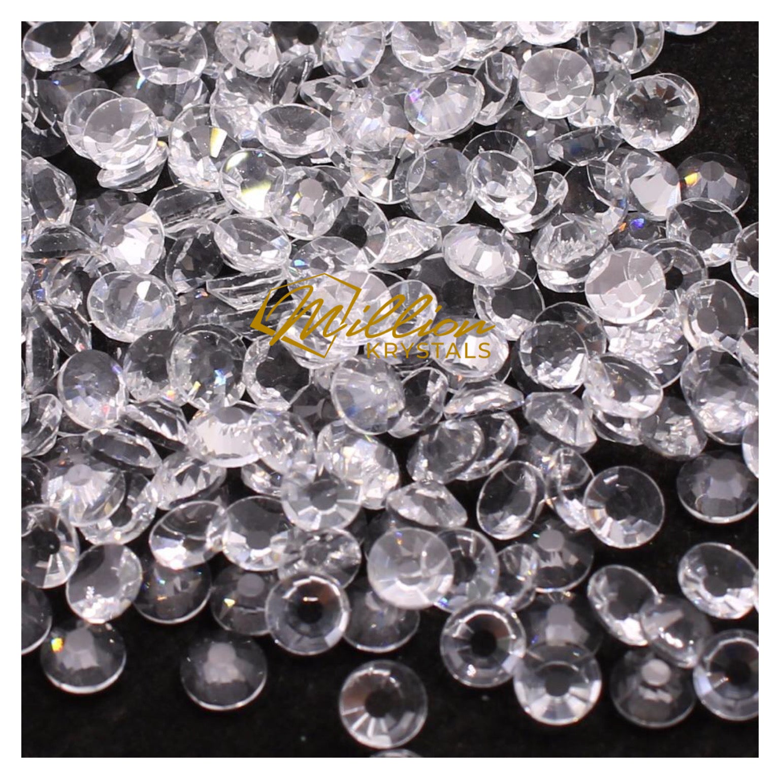 Transparent Clear Glass Rhinestones